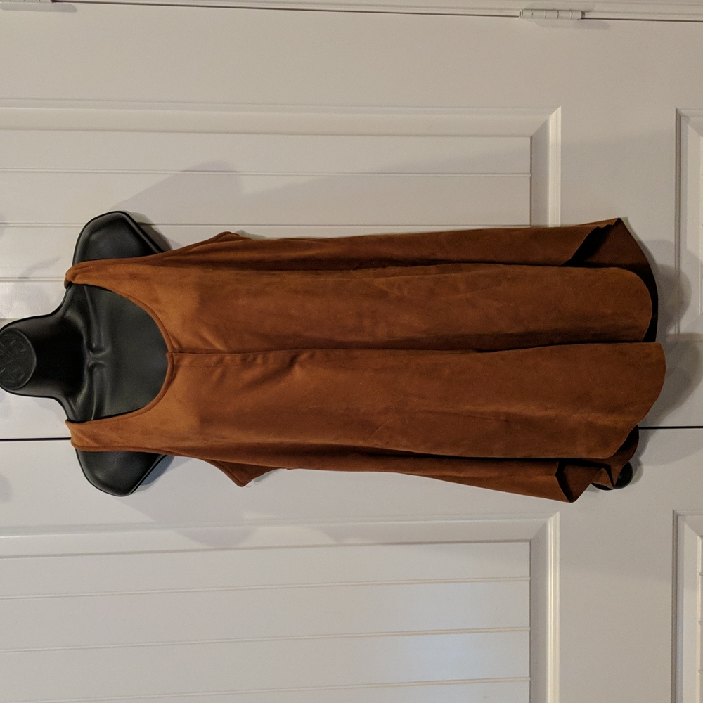 Wearables faux suede dress size medium